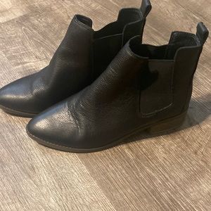 Lucky Brand black ankle boot. Only worn once.